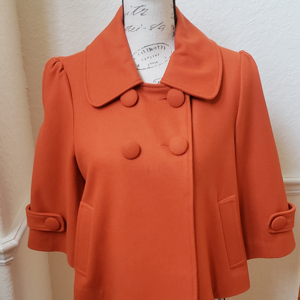 FINAL REDUCTION: Orange Swing Coat